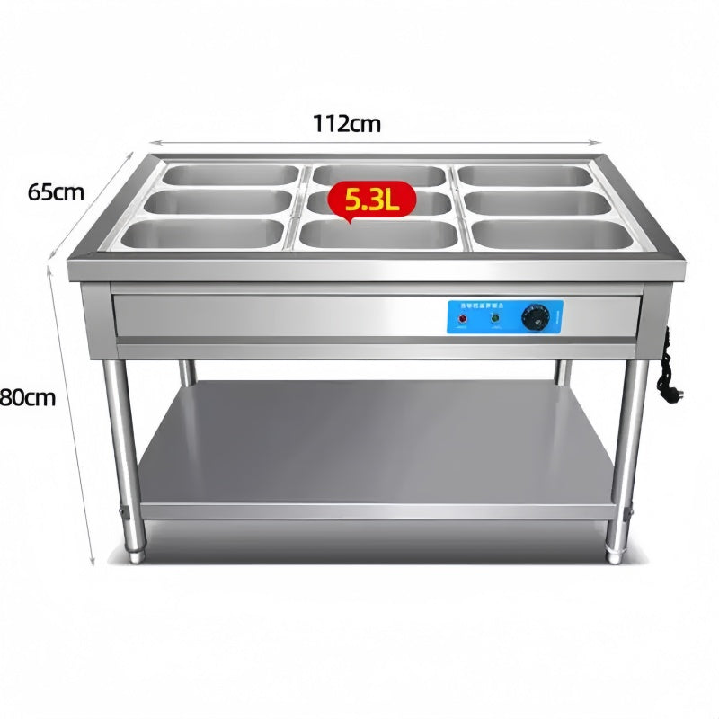 Commercial Electric Food Warmer Bain Marie Buffet Catering Equipment
