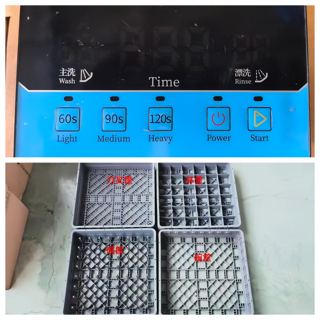 Commercial Hood-Type Dishwasher – 60 Baskets/Hour, Digital Control, Hotel & Restaurant Grade