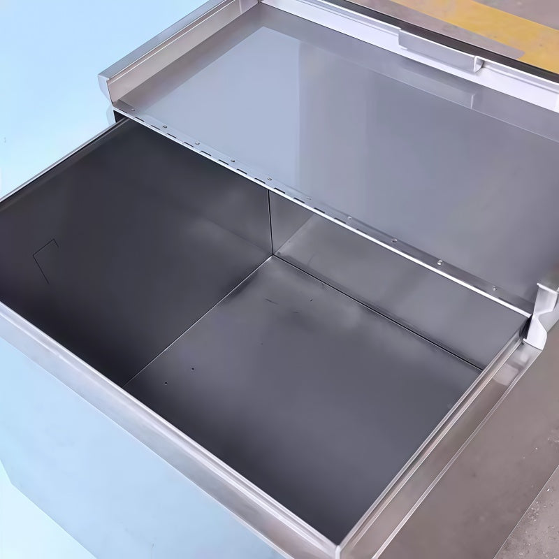Commercial Stainless Steel Flour & Rice Storage Cart with Cover – 201/304, OEM Available