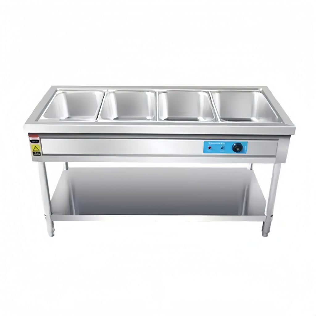 Commercial Electric Bain Marie Food Warmer Display Cabinet – 201/304 Stainless Steel, LCD Control