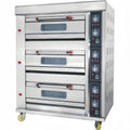 Commercial Electric Deck Oven 3 Decks 6 Trays | 19.8kW CE Certified Baking Oven for Bakery Restaurant Hotel