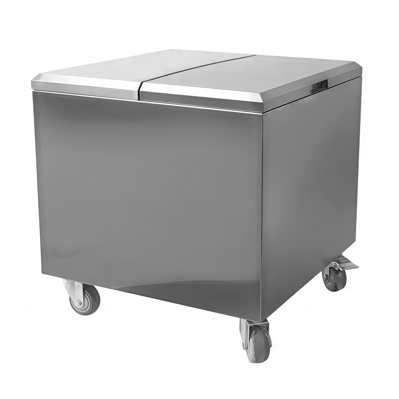 Commercial Stainless Steel Flour & Rice Storage Cart with Cover – 201/304, OEM Available
