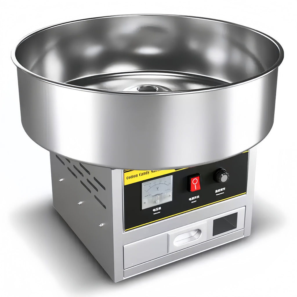 Commercial Candy Floss Machine – 1000W, 3600 RPM, High Output Cotton Candy Maker