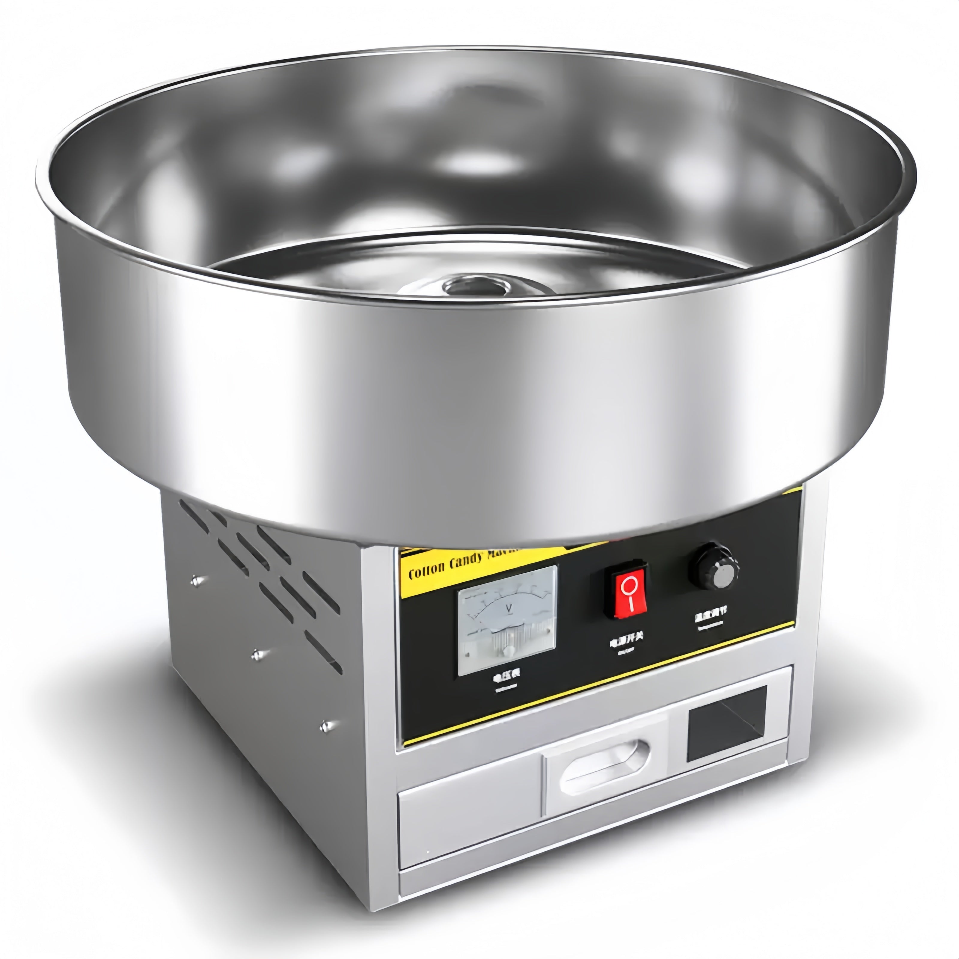 Commercial Candy Floss Machine – 1000W, 3600 RPM, High Output Cotton Candy Maker
