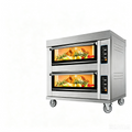 Commercial Electric Deck Oven – 2 Layers 4 Trays, 216L, Digital Control