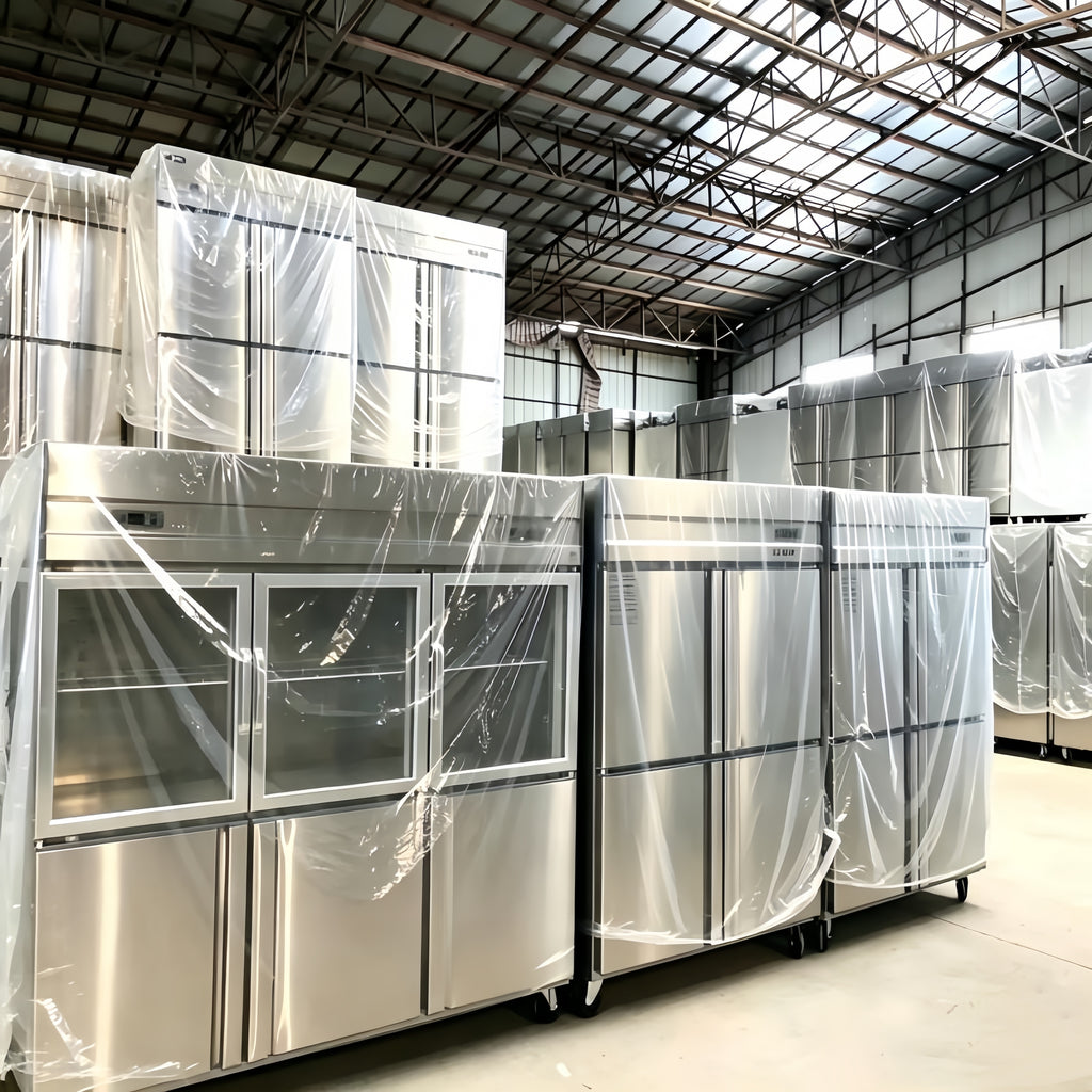 4 Doors High-quality Stainless Steel Direct Cooling & Air Cooling Upright Freezer for Commercial Use