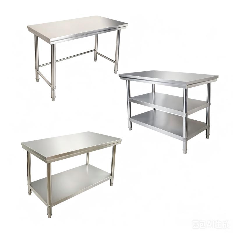 Commercial Stainless Steel Kitchen Work Table – 201/304 Grade, 500KG Load, Custom Logo Available